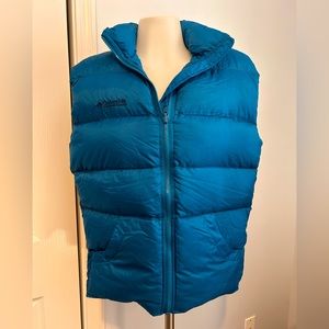 Blue Columbia Puffer Vest women’s small